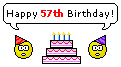 Happy 57th Birthday Smileys