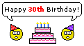 Happy 30th Birthday Smileys