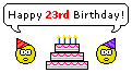 Happy 23rd Birthday Smileys