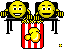 Sharing Popcorn Smileys