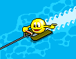 Water Skier Smileys