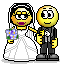 Bride  Groom Smileys