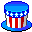 Uncle Sam Hat Smileys