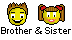 Bother And Sister Smileys