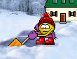 Shoveling Snow Smileys